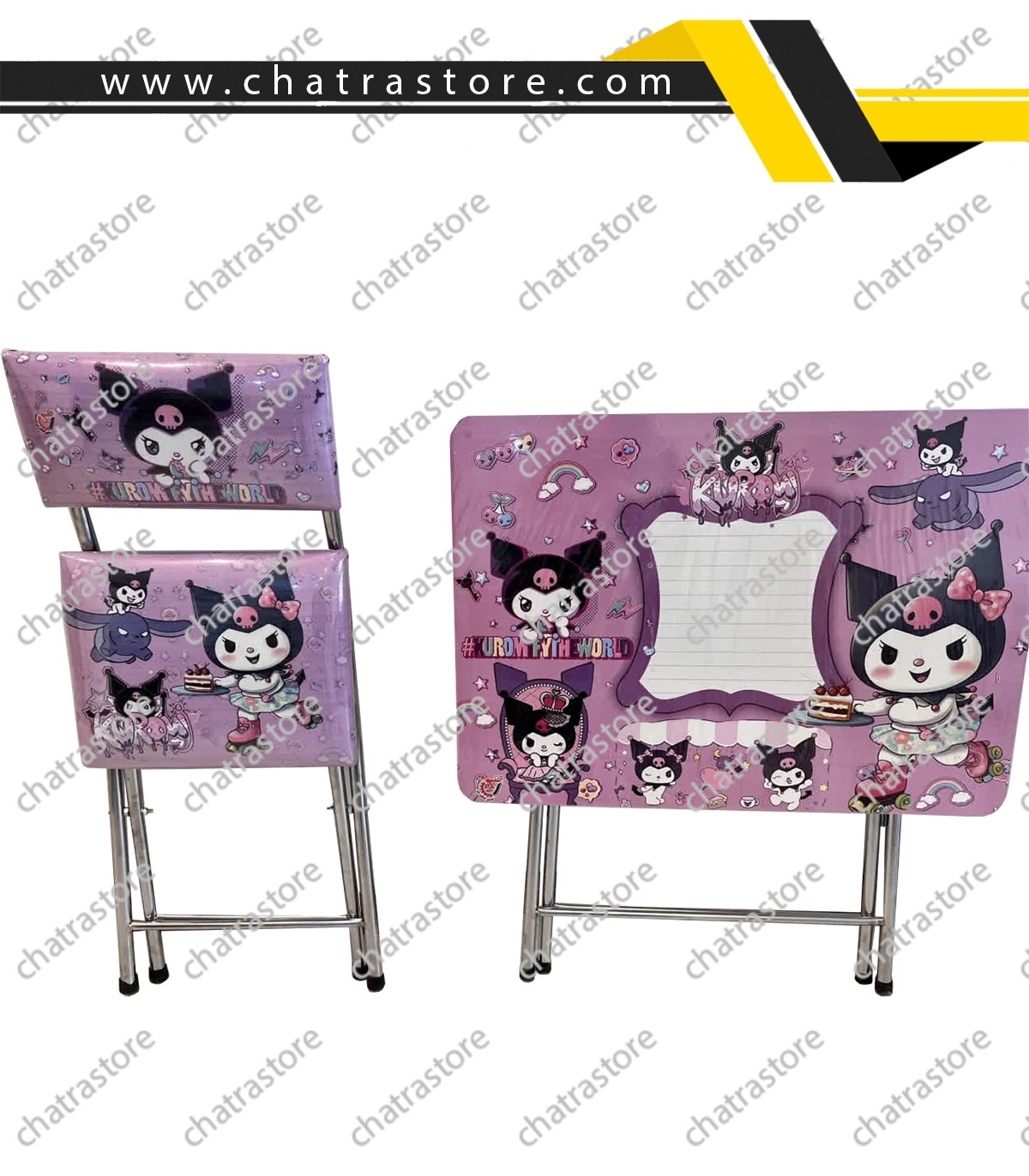 صندلی و میز تحریر تاشو کودک مدل مک کویین