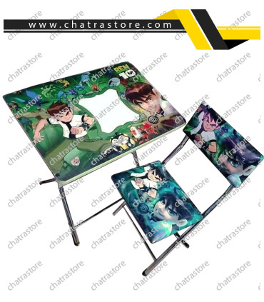 صندلی و میز تحریر تاشو کودک مدل بن تن