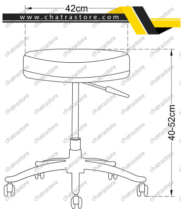 صندلی آزمایشگاهی تیکاند مدل T13-PR