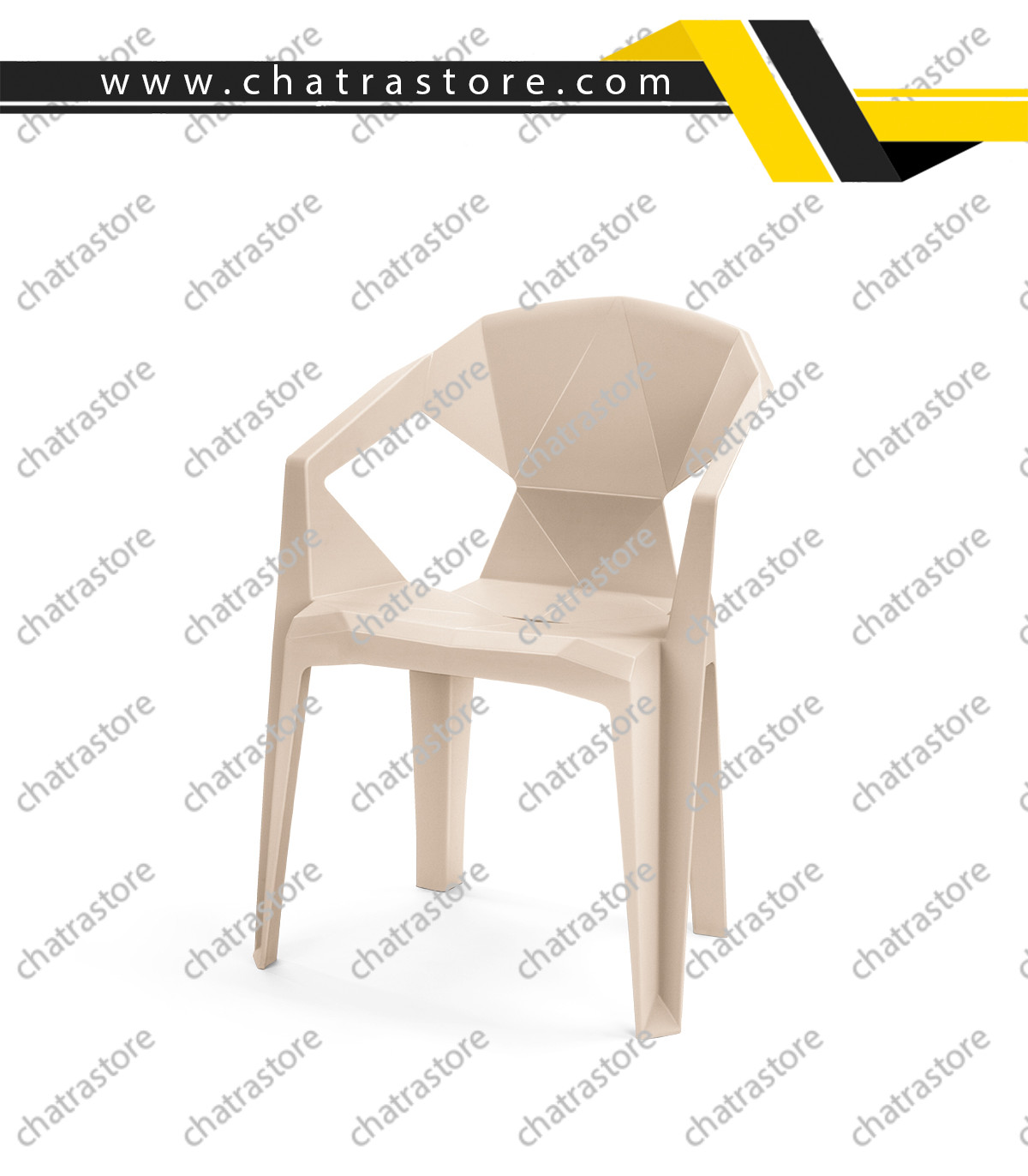 صندلی پلاستیکی پولاد - مدل F-22