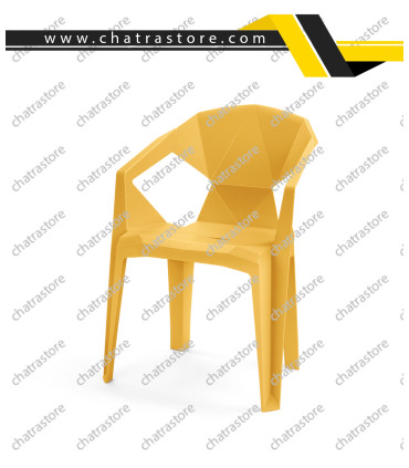 صندلی پلاستیکی پولاد مدل F-22 (بسته 6عددی)