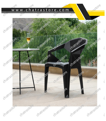 صندلی پلاستیکی پولاد مدل F-22 (بسته 6عددی)