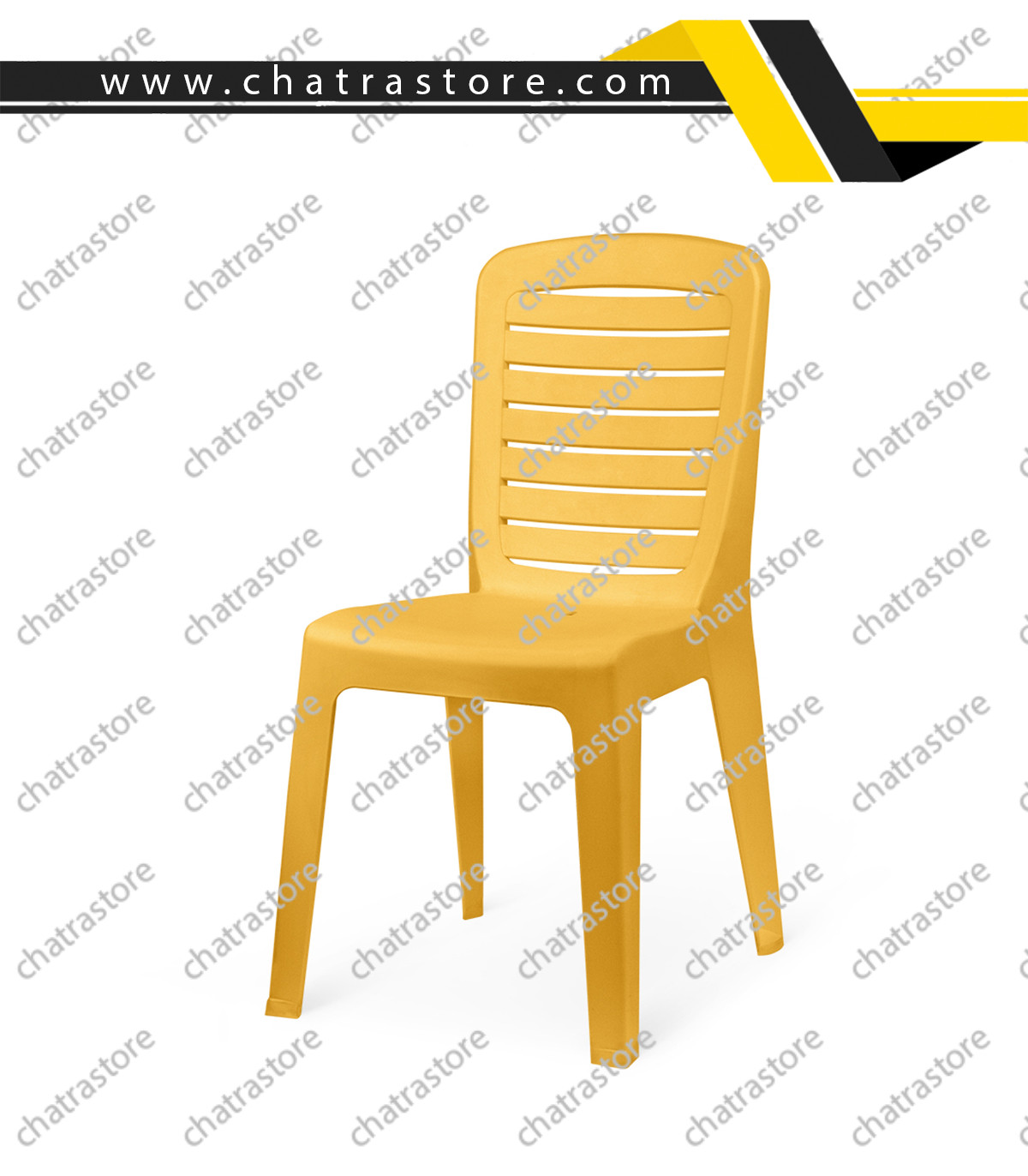 صندلی پلاستیکی پولاد - مدل مونیکا زبرا