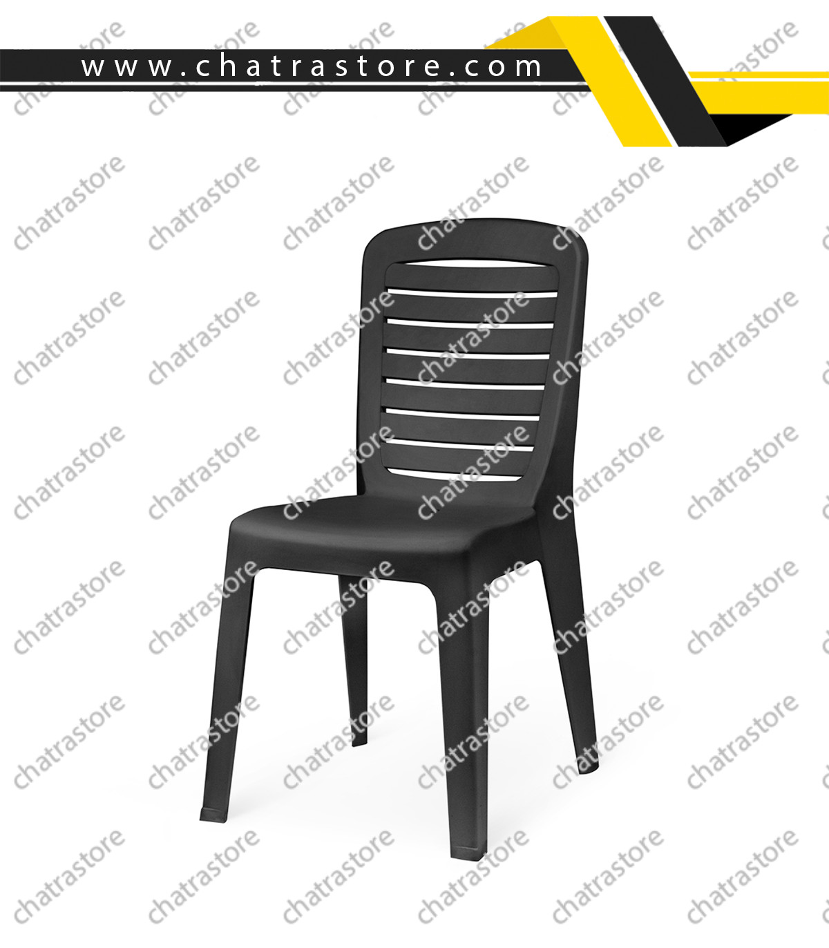 صندلی پلاستیکی پولاد مدل مونیکا زبرا(بسته6عددی)