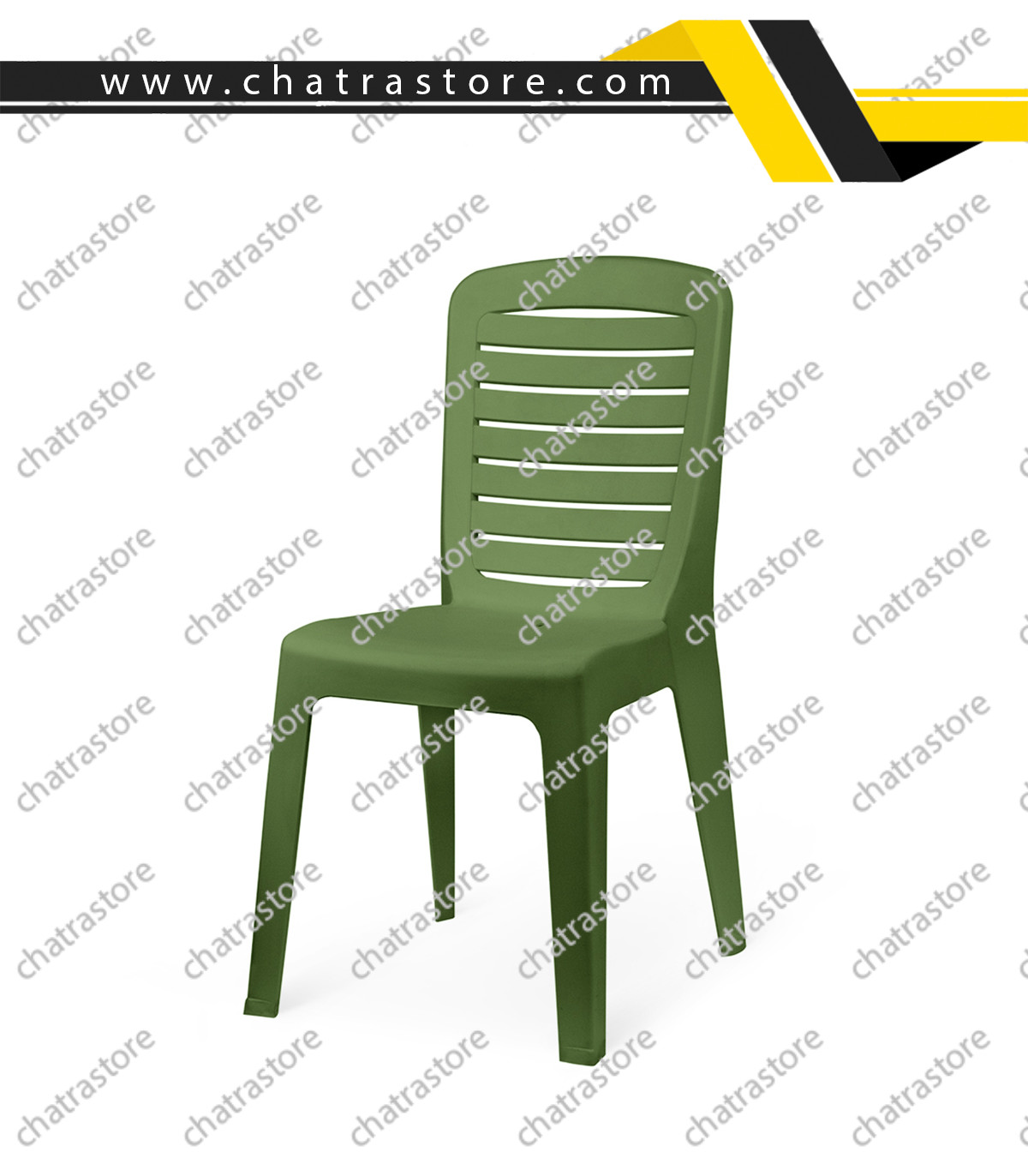 صندلی پلاستیکی پولاد مدل مونیکا زبرا(بسته6عددی)