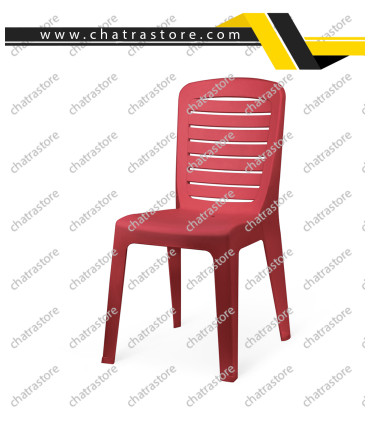 صندلی پلاستیکی پولاد مدل مونیکا زبرا(بسته6عددی)