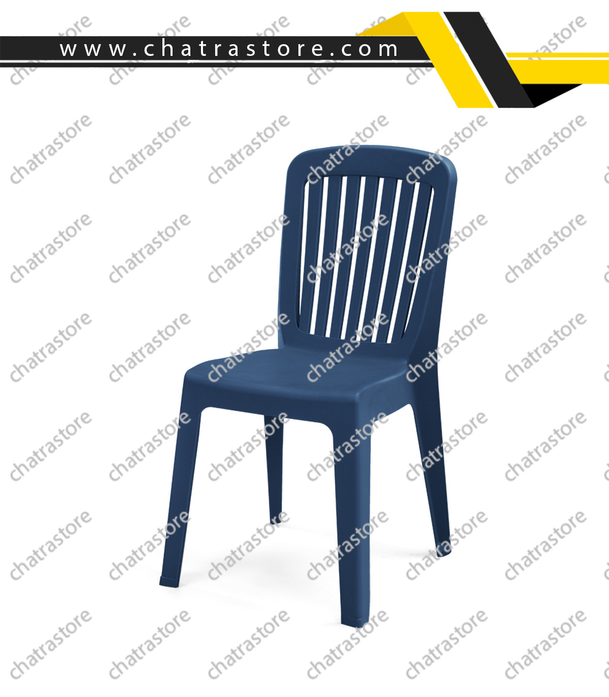 صندلی پلاستیکی پولاد مدل مونیکا نرده ای(بسته 6عددی)