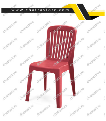 صندلی پلاستیکی پولاد مدل مونیکا نرده ای(بسته 6عددی)