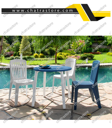 صندلی پلاستیکی پولاد مدل مونیکا نرده ای(بسته 6عددی)