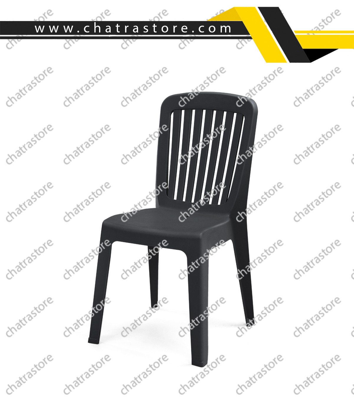 صندلی پلاستیکی پولاد - مدل مونیکا نرده ای