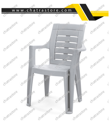 صندلی پلاستیکی پولاد - مدل دالتون زبرا