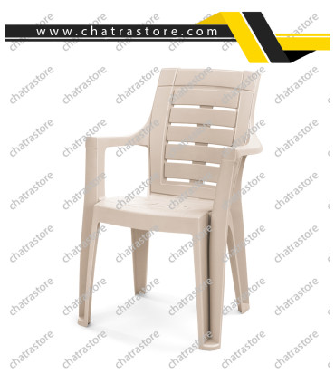 صندلی پلاستیکی پولاد - مدل دالتون زبرا