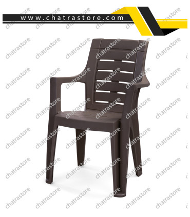 صندلی پلاستیکی پولاد - مدل دالتون زبرا