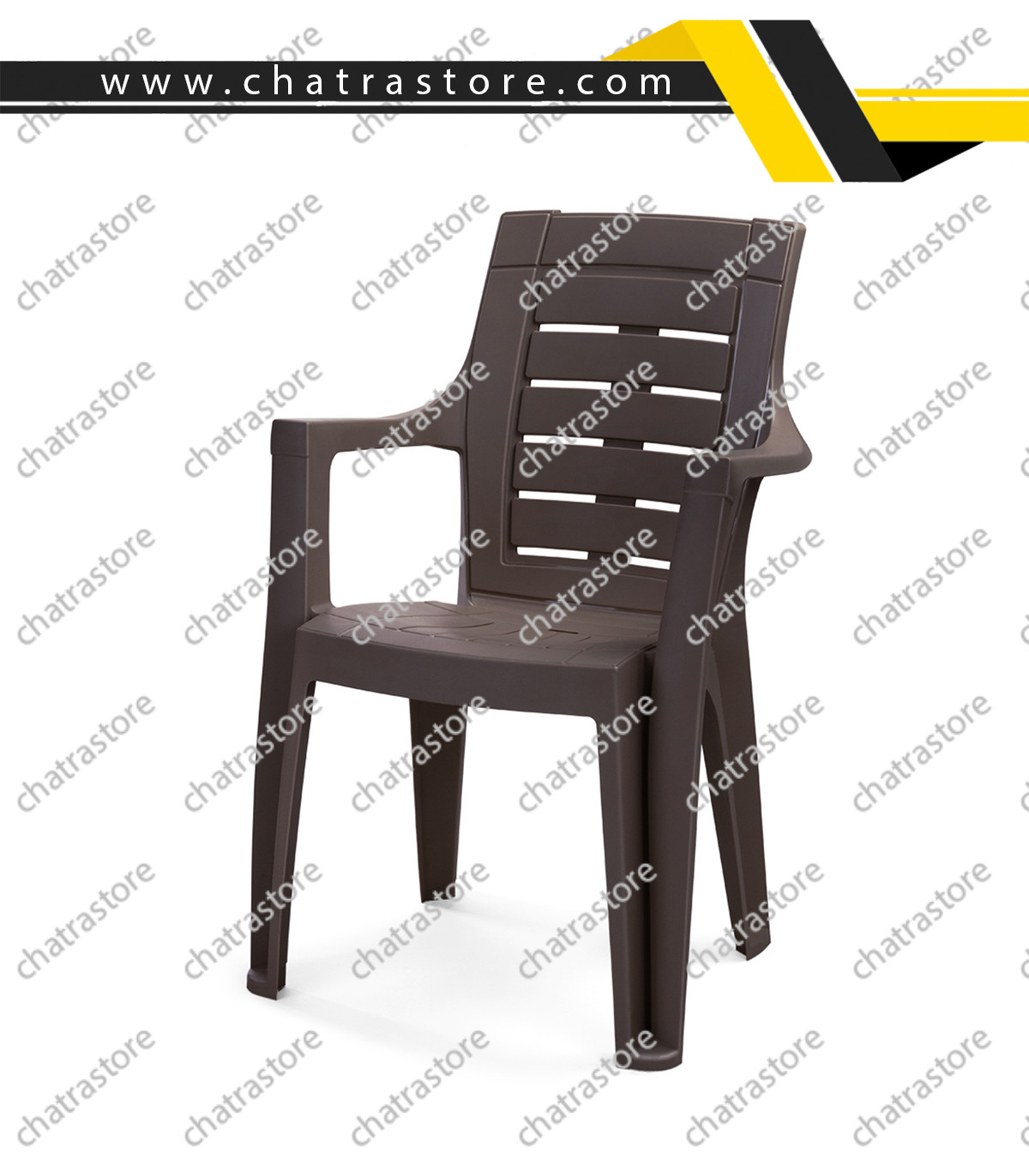 صندلی پلاستیکی پولاد - مدل دالتون زبرا