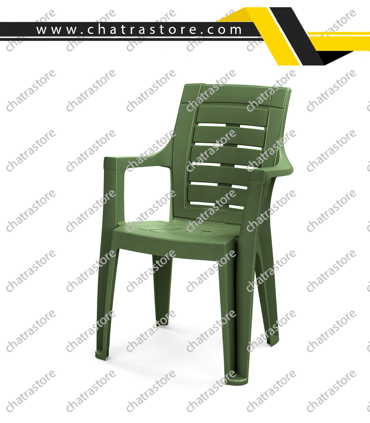 صندلی پلاستیکی پولاد - مدل دالتون زبرا