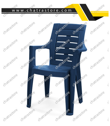 صندلی پلاستیکی پولاد - مدل دالتون زبرا