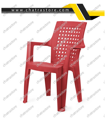 صندلی پلاستیکی پولاد - مدل دالتون شطرنجی