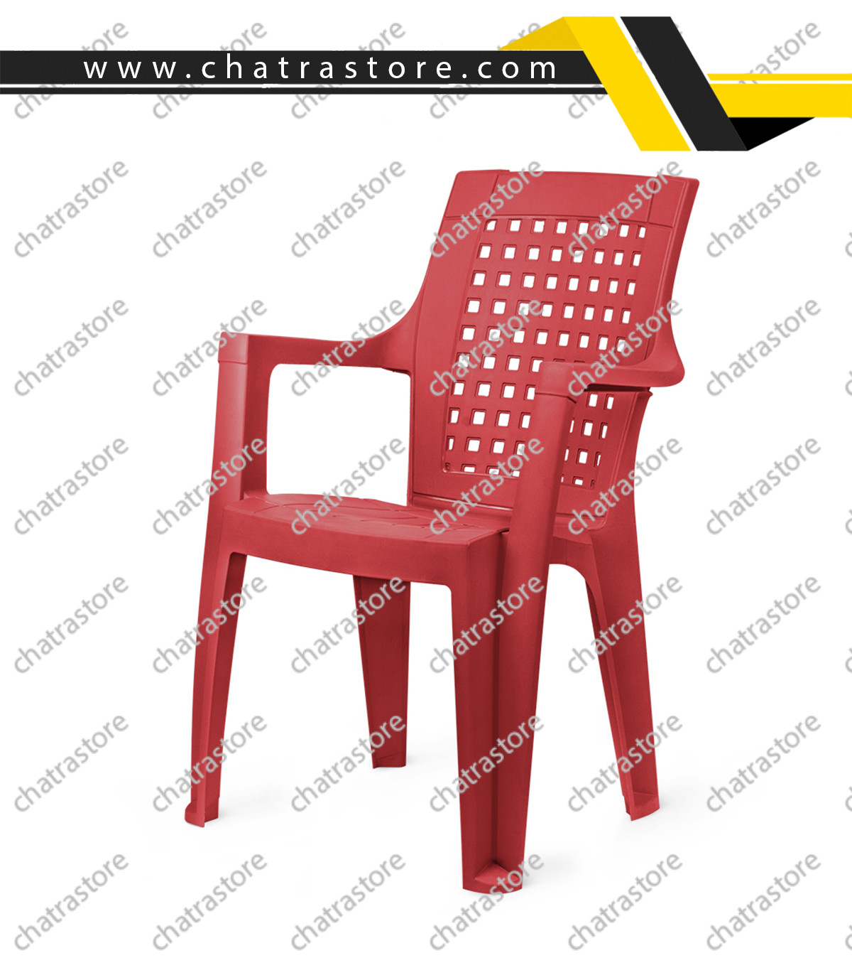 صندلی پلاستیکی پولاد - مدل دالتون شطرنجی