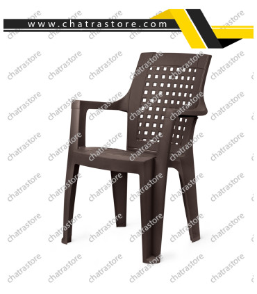 صندلی پلاستیکی پولاد مدل دالتون شطرنجی(بسته 6عددی)