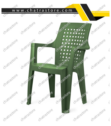 صندلی پلاستیکی پولاد مدل دالتون شطرنجی(بسته 6عددی)