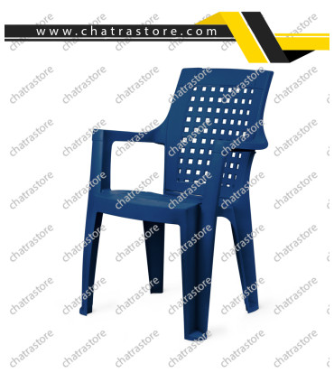 صندلی پلاستیکی پولاد مدل دالتون شطرنجی(بسته 6عددی)