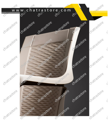 صندلی پلاستیکی پولاد - مدل دالتون حصیری