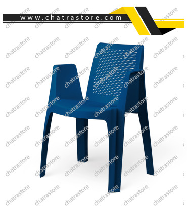 صندلی پلاستیکی پولاد - مدل ملینا نگینی