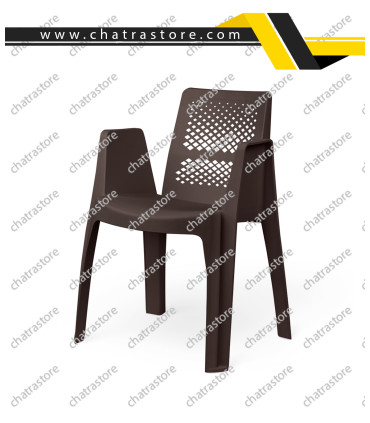صندلی پلاستیکی پولاد - مدل ملینا الماسی
