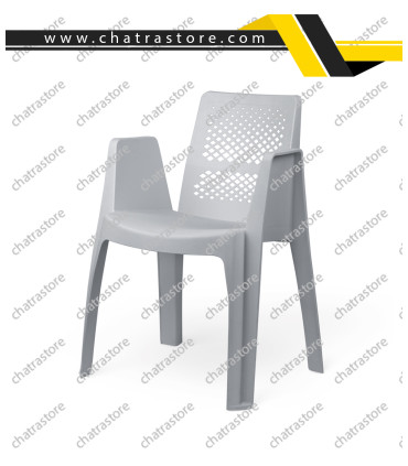 صندلی پلاستیکی پولاد مدل ملینا الماسی(بسته 6عددی)