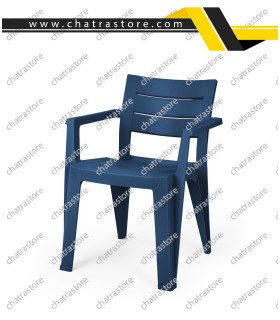 صندلی پلاستیکی پولاد - مدل جاسمین(بسته 6عددی)