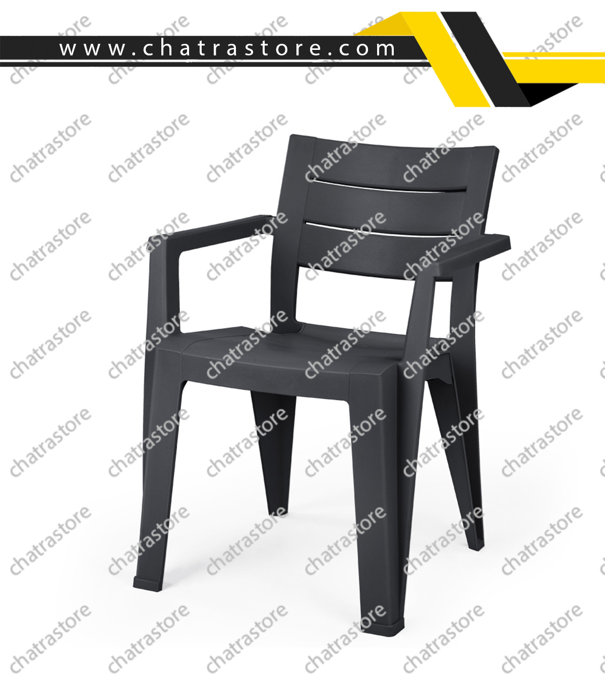 صندلی پلاستیکی پولاد - مدل جاسمین(بسته 6عددی)