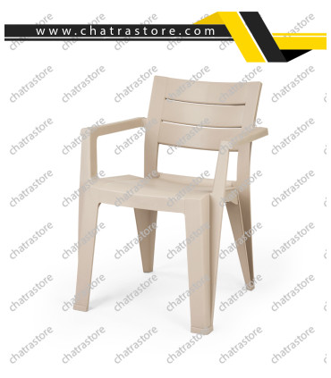 صندلی پلاستیکی پولاد - مدل جاسمین(بسته 6عددی)