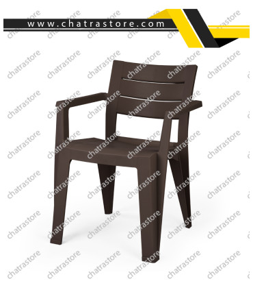 صندلی پلاستیکی پولاد - مدل جاسمین(بسته 6عددی)