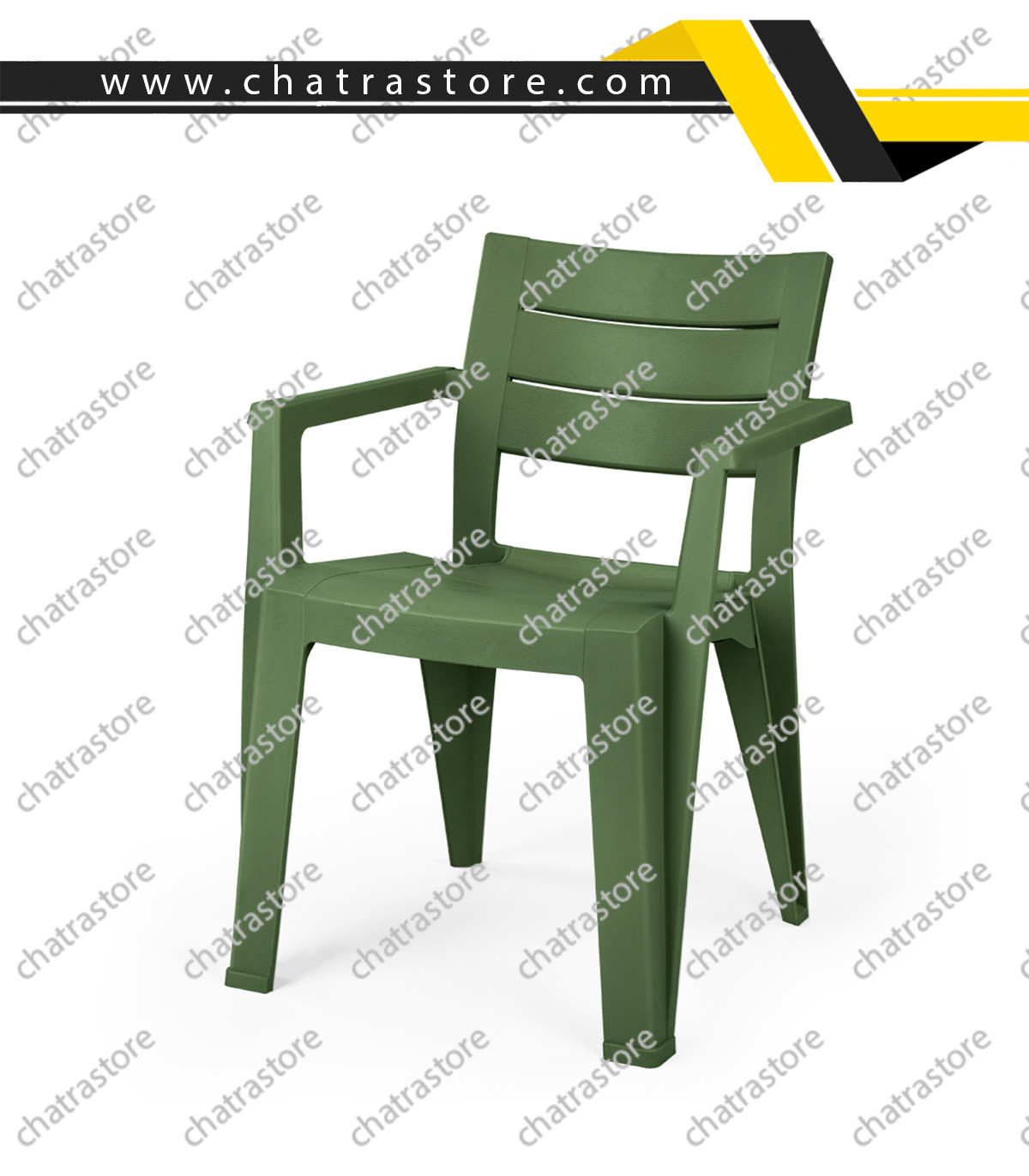 صندلی پلاستیکی پولاد - مدل جاسمین(بسته 6عددی)