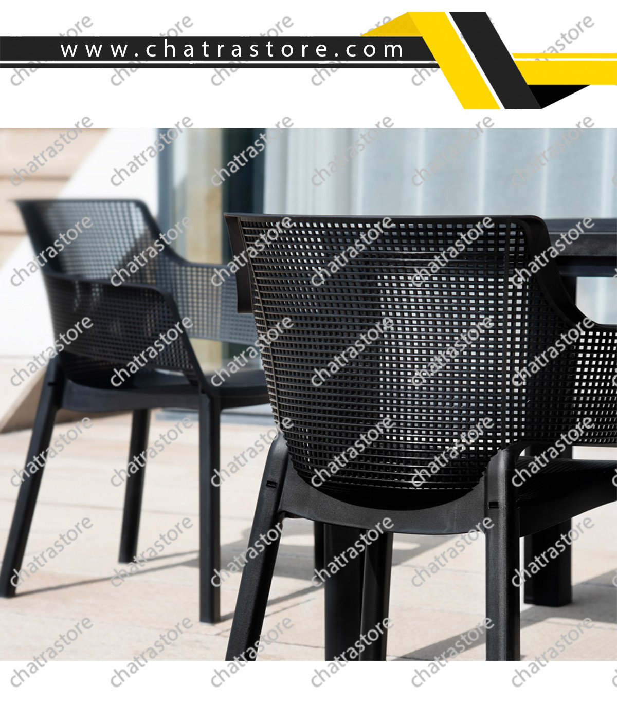 صندلی پلاستیکی پولاد - مدل تیارا