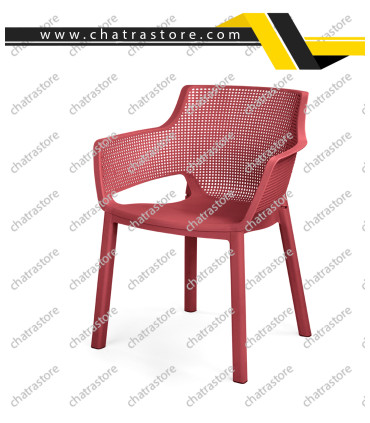 صندلی پلاستیکی پولاد مدل تیارا (بسته 4عددی)