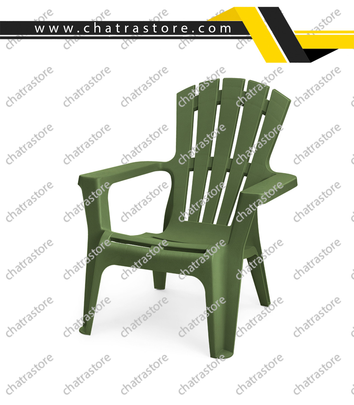 صندلی پلاستیکی پولاد مدل ماسکوکا(بسته 4عددی)