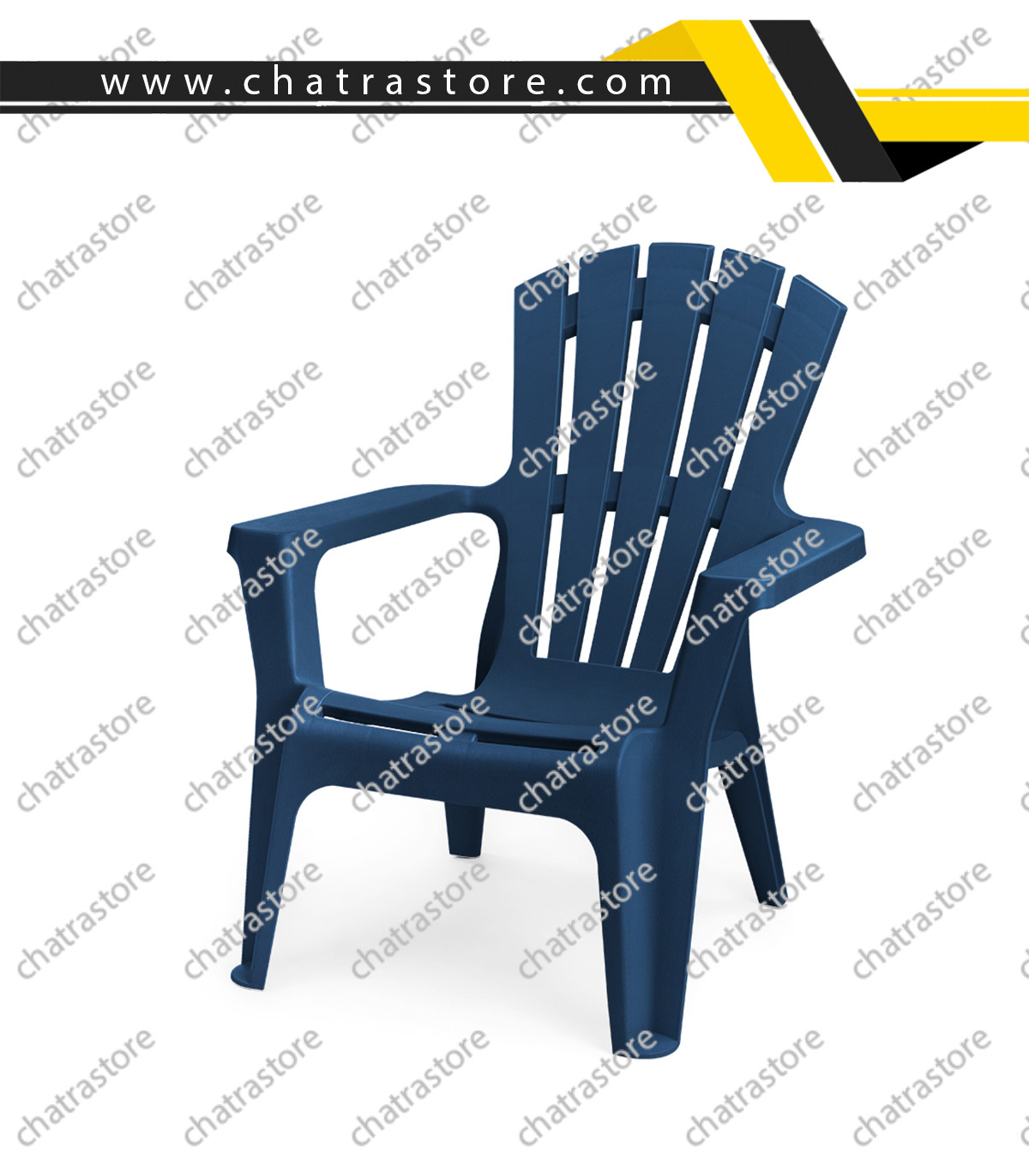 صندلی پلاستیکی پولاد مدل ماسکوکا(بسته 4عددی)