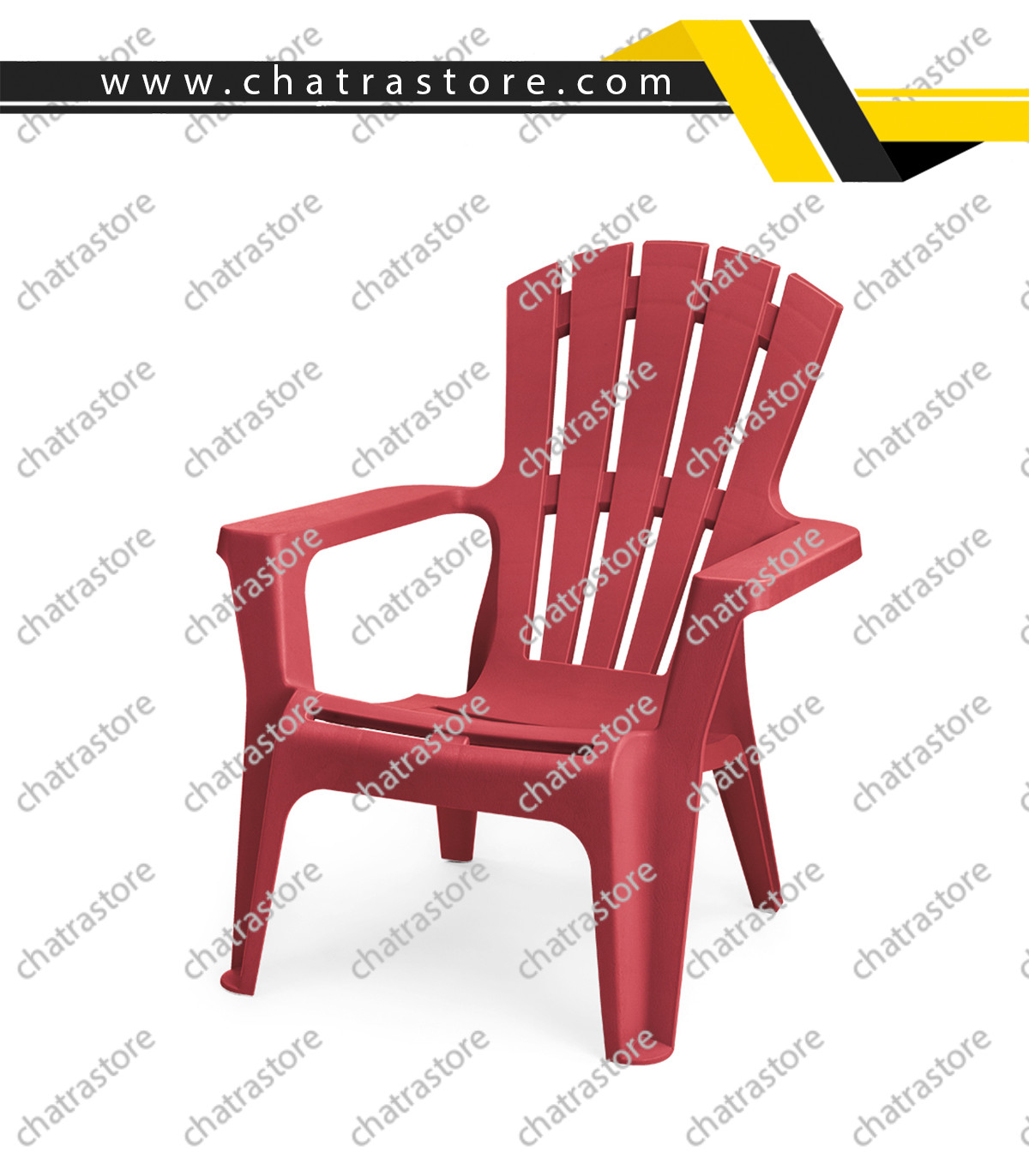 صندلی پلاستیکی پولاد مدل ماسکوکا(بسته 4عددی)