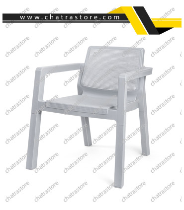 مبل پلاستیکی پولاد مدل پالما (بسته 4 عددی)