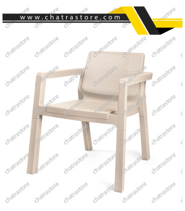 مبل پلاستیکی پولاد مدل پالما (بسته 4 عددی)