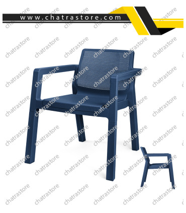 مبل پلاستیکی پولاد مدل پالما (بسته 4 عددی)