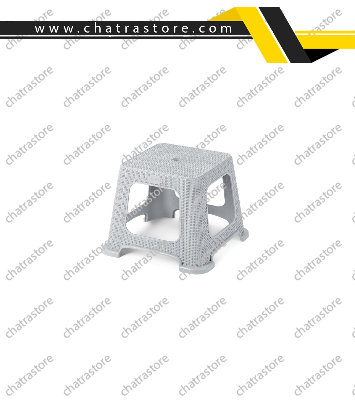 چهارپایه حصیری پولاد - کوتاه