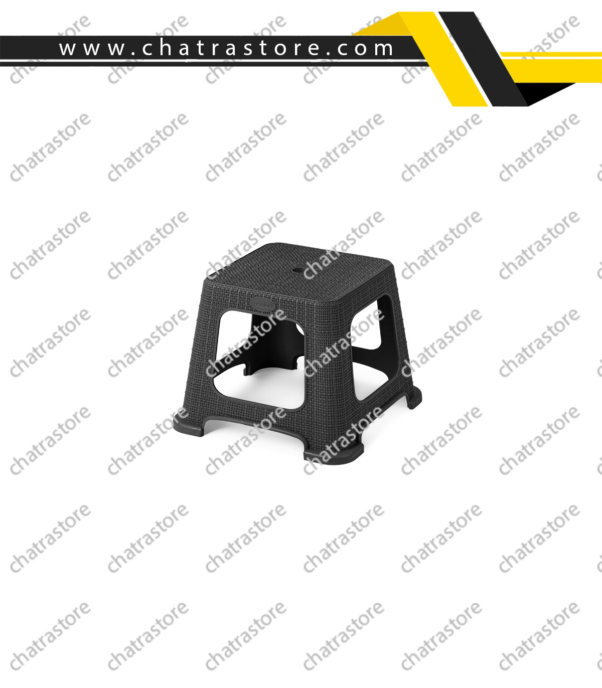 چهارپایه حصیری پولاد - کوتاه