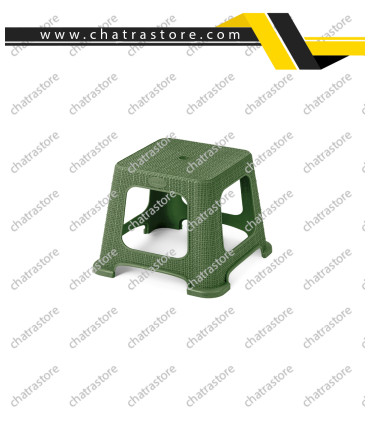 چهارپایه حصیری پولاد - کوتاه