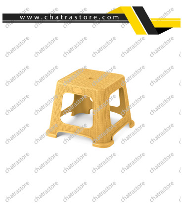 چهارپایه حصیری پولاد - کوتاه