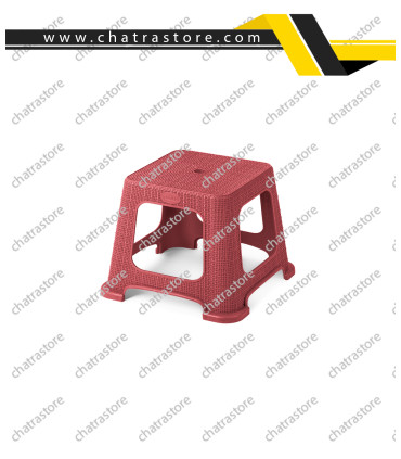 چهارپایه حصیری پولاد - کوتاه