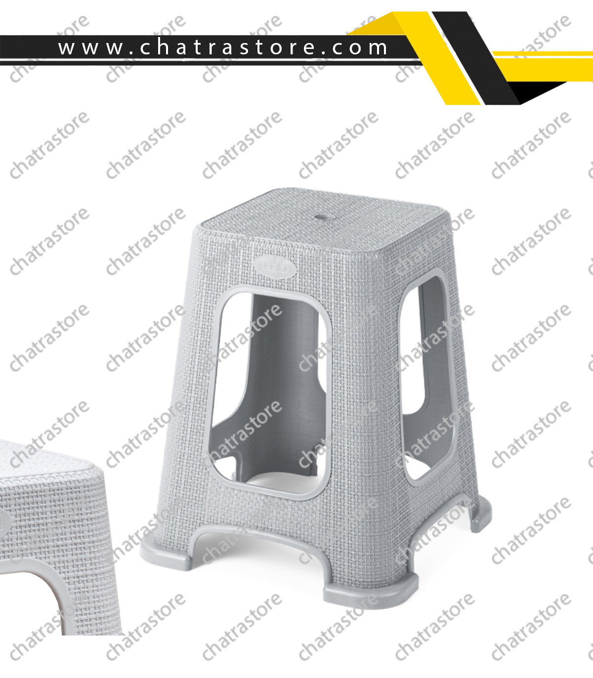 چهارپایه حصیری پولاد - متوسط