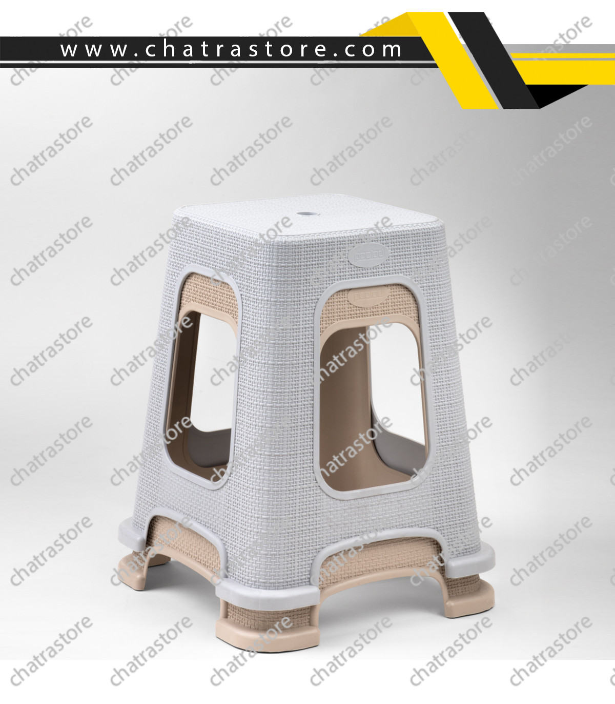 چهارپایه حصیری متوسط پولاد (بسته 6عددی)