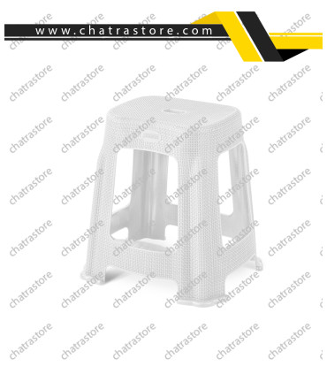 چهارپایه حصیری پولاد - متوسط پله دار